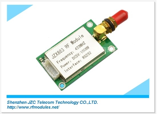 Transmissor de uma comunicação de RS232/RS485/TTL e módulo de receptor sem fio JZX863